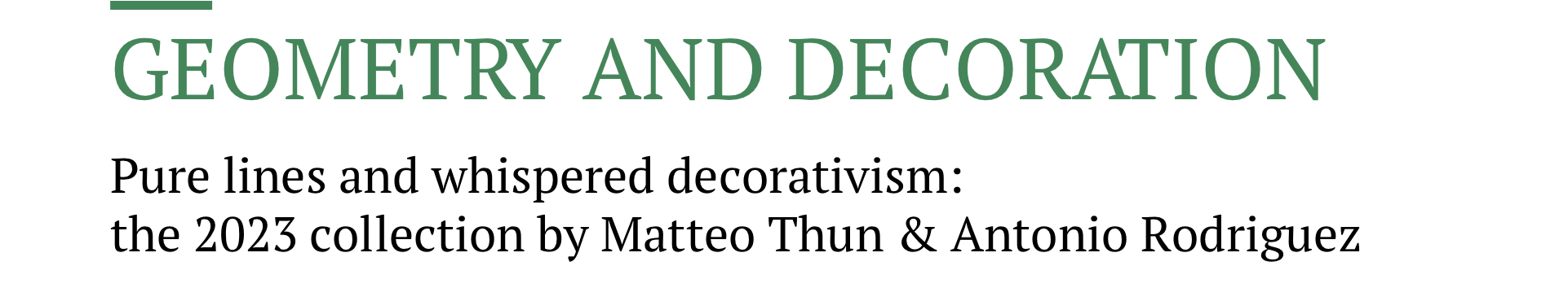 GEOMETRY E DECORATION