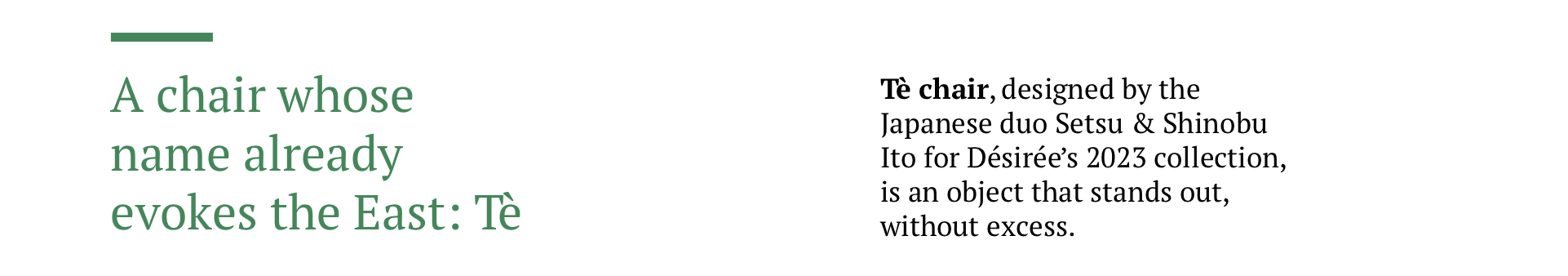 LIGHTNESS AND STURDINESS