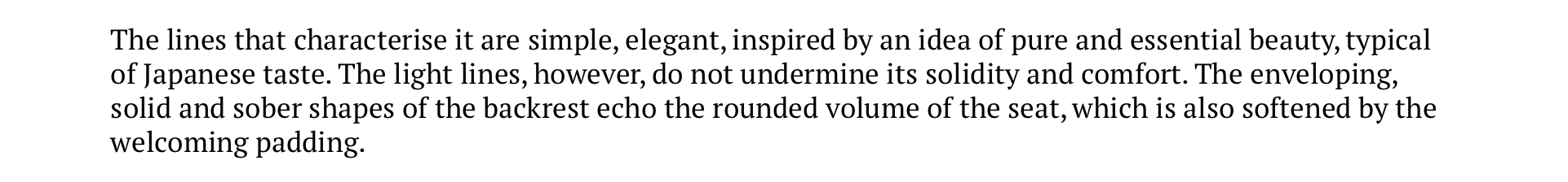 LIGHTNESS AND STURDINESS